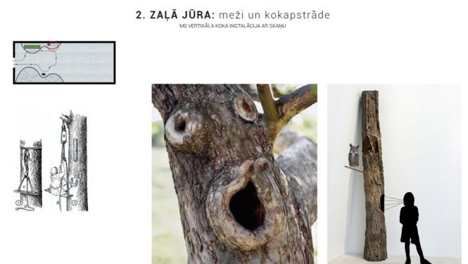 Ilustrācija – bišu koks