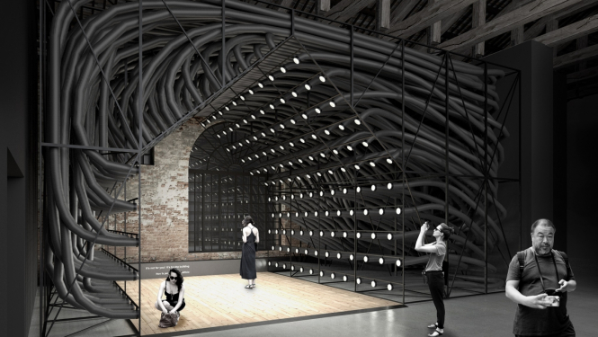 Latvijas ekspozīcijas vizualizācija, autors: NRJA.