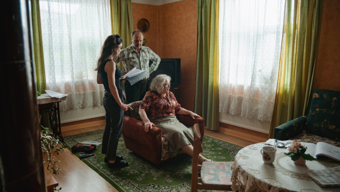 Filmēšanas process, foto: Anna Matule