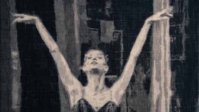 Fragments no mākslinieces Ivetas Šmitas gleznas