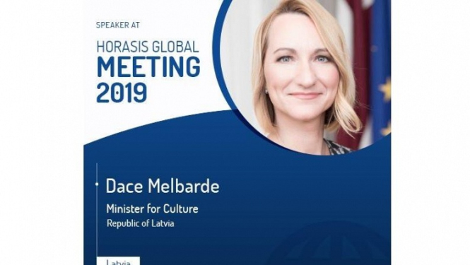 Kultūras ministre Dace Melbārde uzrunās pasaules valstu līderus Horasis globālajā sanāksmē
