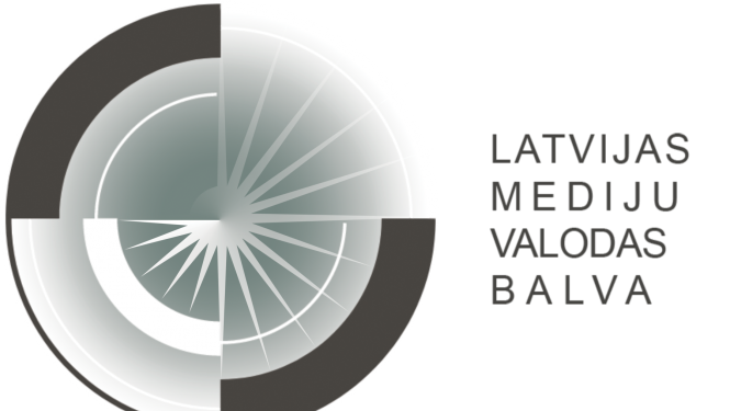 Attēls ar tekstu: Latvijas mediju valodas balva