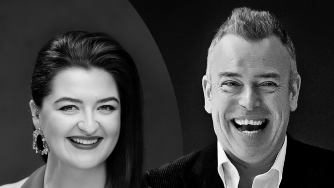 Katrīna Paula Felsberga un Malkolms Martino