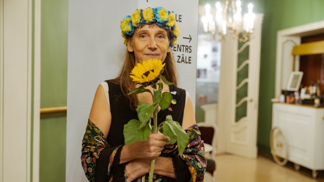 Režisore Signe Baumane filmas "Mans laulību projekts" Latvijas pirmizrādē festivālā Riga IFF, foto: Andrejs Strokins