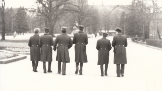 1989. gada 23. februāris. Rīgā notika Interfrontes mītiņš un demonstrācija, protestējot pret lēmumu par migrācijas pārtraukšanu. LNVM krājums.
