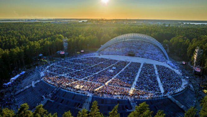 Mežaparka estrāde, foto - Juris Pavlovs, LNKC arhīvs.