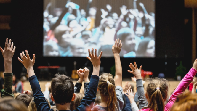 Pasākums bērnu auditorijai Latvijas Nacionālajā bibliotēkā
