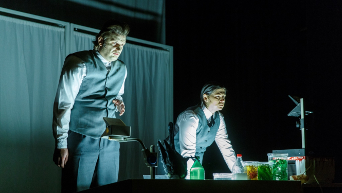 Latvijas Leļļu teātra izrāde "Puscilvēki", foto: Matīss Markovskis