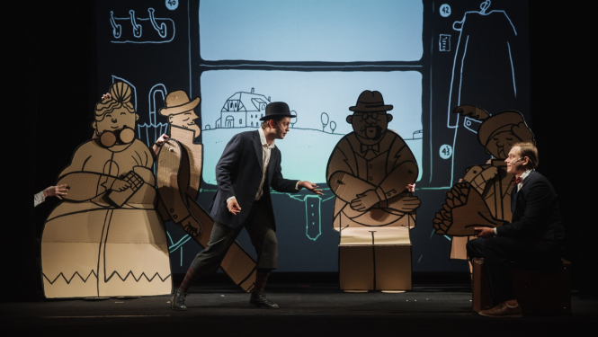 Izrāde “Emīls un Berlīnes zēni”, foto: Matīss Markovskis.