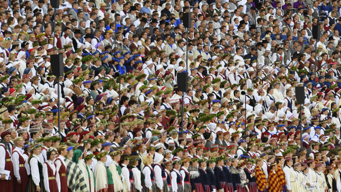 Dziesmu un Deju svētki, foto: LNKC arhīvs.