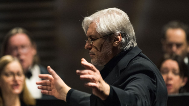 Latvijas Radio kora diriģents Sigvards Kļava, foto: Valters Pelns