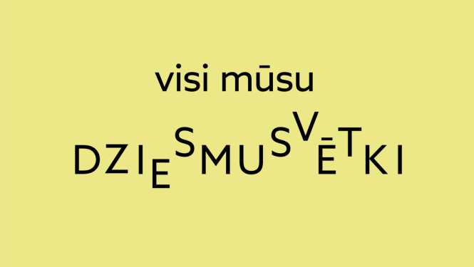 Foruma “Visi mūsu dziesmusvētki” vizuālais materiāls