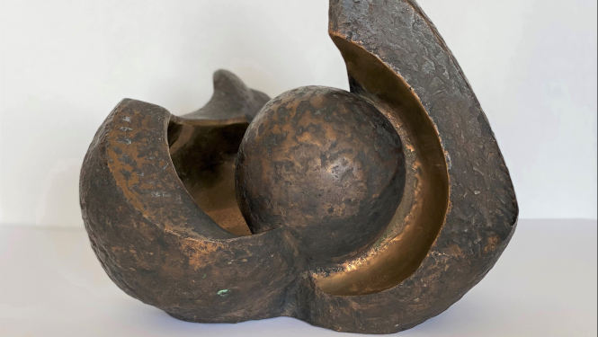 Tēlnieces Gunas Zvaigznītes darbs "Ģimene", 1980. gads.