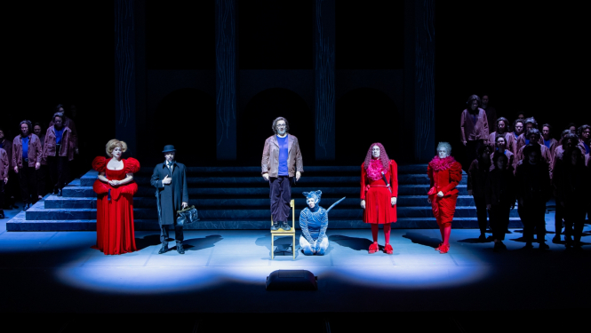 Žaka Ofenbaha operas Hofmaņa stāsti pirmizrāde Latvijas Nacionālajā operā, foto: Agnese Zeltiņa