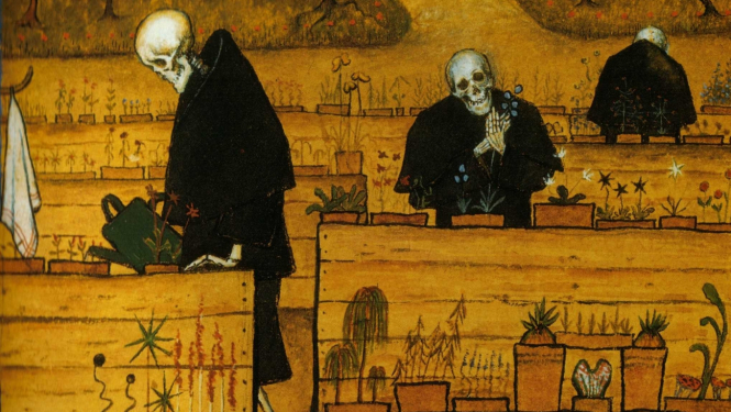 Hugo Simbergs “Nāves dārzs”. 1896.