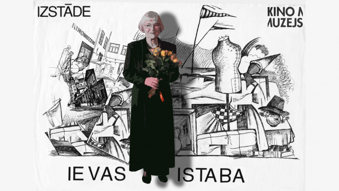 Izstādes afiša - Ieva Romanova