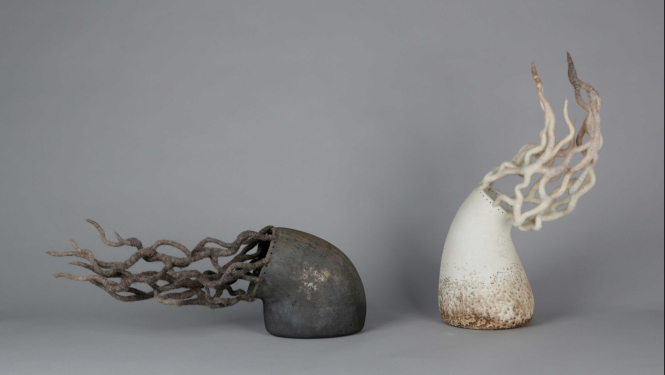 Izstādes darba fragments