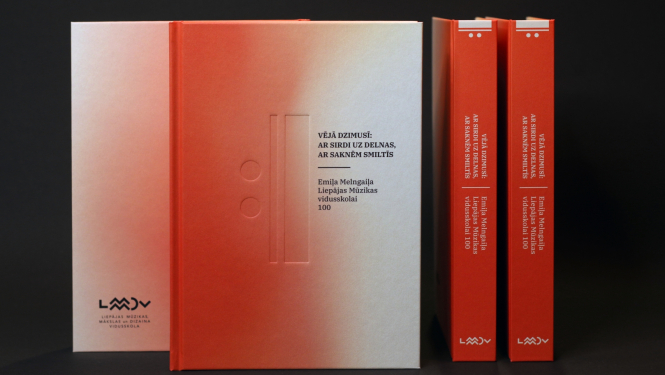Emiļa Melngaiļa Liepājas Mūzikas vidusskolas simtgadei veltītā grāmata “Vējā dzimusī: ar sirdi uz delnas, ar saknēm smiltīs”