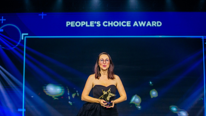 Aģentūras Luka vadītāja, producente Inese Lukaševska saņem BEA World (Best event award) apbalvojumu