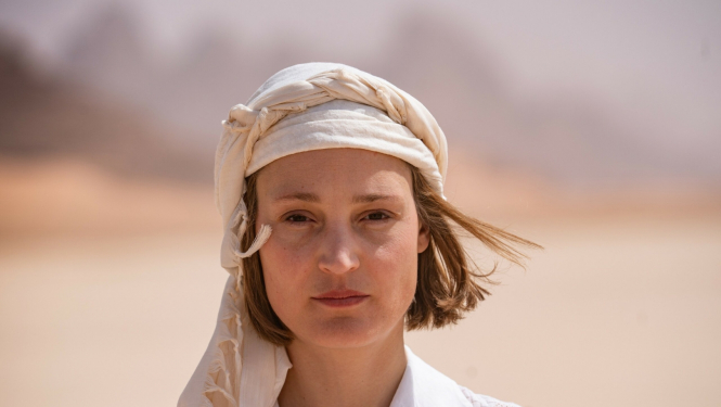 Kadrs no filmas “Ingeborga Bahmane – ceļojums tuksnesī” (Ingeborg Bachmann – Journey into the Desert, 2023)