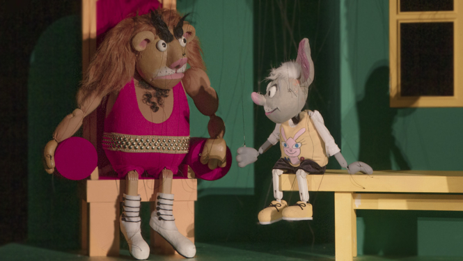 Leļļu teātra izrāde