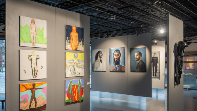 Izstāde “Planeta Academia” Liepājas Mūzikas, mākslas un dizaina vidusskolas (LMMDV) izstāžu zālē