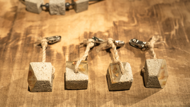 Ekspozīcijas “DIZAINēšana” darbi, foto: Kārlis Volkovskis