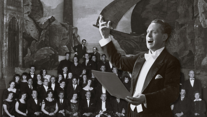 Izstādes “Liepājas operai – 100” vizuālais materiāls