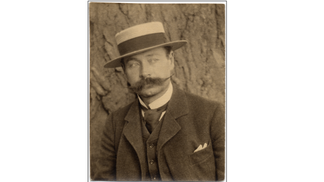 Rakstnieka Jāņa Poruka portrets