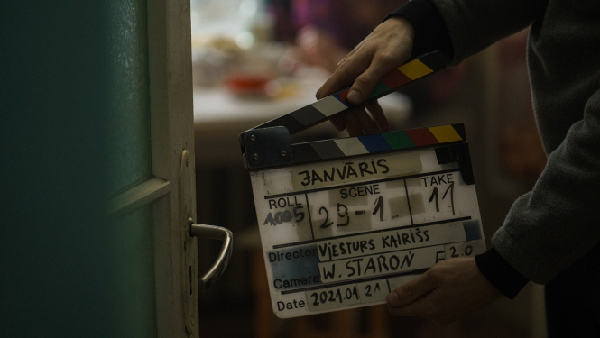 Foto no filmas uzņemšanas procesa, autors: Andrejs Strokins