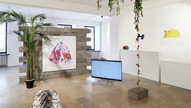 Skats no izstādes “Lai iemīlētos, klikšķini šeit”. Kuratore Tīna Pētersone. Rīgas Fotogrāfijas Biennāle – NEXT 2021. Foto: Madara Gritāne