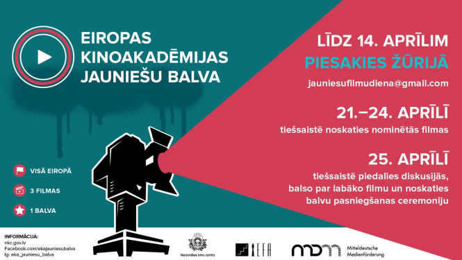 Nacionālais Kino centrs aicina bērnus un jauniešus pieteikties Eiropas Kinoakadēmijas Jauniešu žūrijā
