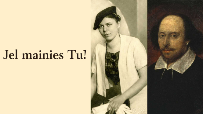 Teksts “Jel mainies Tu!”