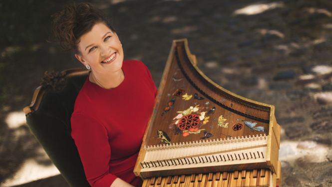 Klavesīniste Ieva Saliete, foto: Jānis Porietis.