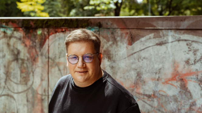 Kurators Jusi Koitela (Jussi Koitela), foto: Andrejs Strokins