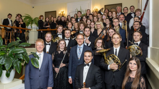 JVLMA simfoniskā orķestra sastāvs