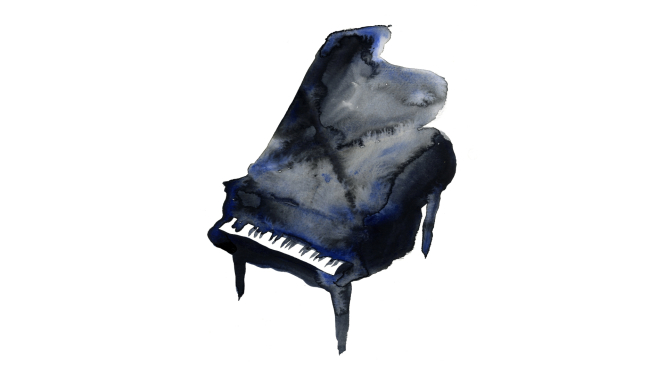 Klavieru dienas “Hanzas peronā” vizuālā identitāte, autors: mākslinieks un galerists Kaspars Groševs