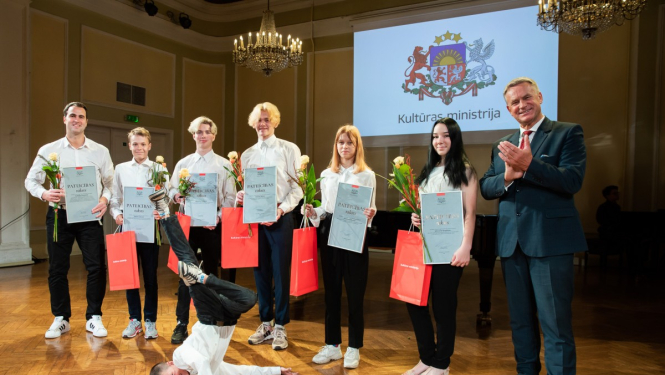 KM apbalvojuma pasniegšanas ceremonija