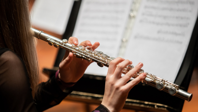 Flautas spēles audzēknis