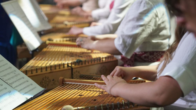 Koklētāju ansamblis, foto: Jānis Pipars, LNKC arhīvs.