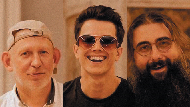 Pianists Matīss Žilinskis, kontrabasists Andris Grunte un sitaminstrumentālists Artis Orubs