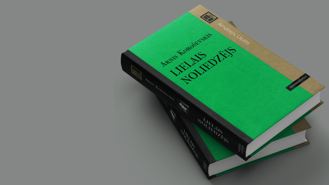 Foto ar grāmatu "Lielais noliedzējs"