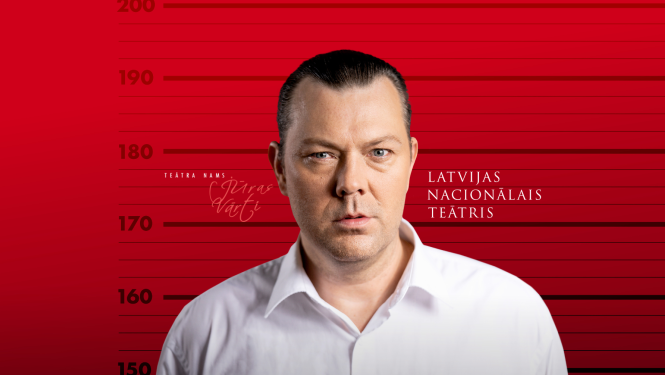 Aktieris Mārcis Maņjakovs, izrādes publicitātes foto