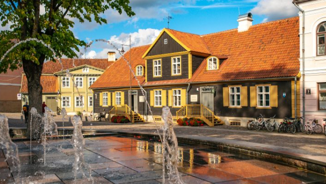 Kuldīgas vecpilsētas ainava