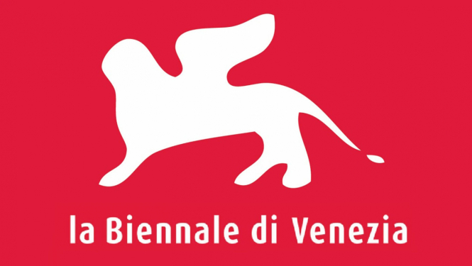 Venēcijas biennāles logo, lauvas siluets
