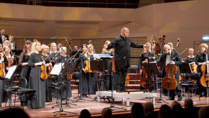 Liepājas simfoniskais orķestris, foto: Jānis Vecbrālis.