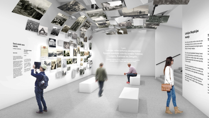 Latvijas Okupācijas muzeja ekspozīcija