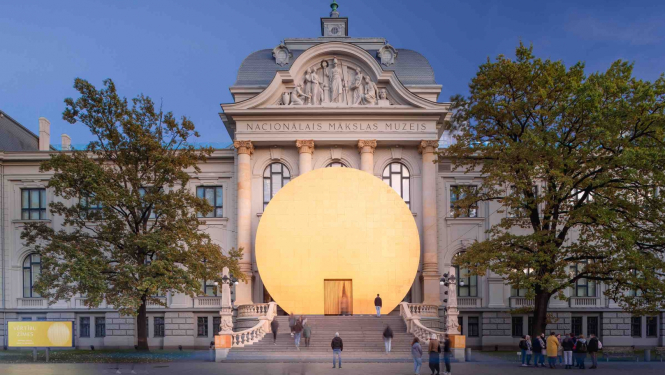 Latvijas Bankas simtgades izstāde "Vērtību zīmes". Darba autori - Artūrs Analts, Inese Baranovska, Anna Pūtele, "YesWeCan". Darba pasūtītājs - Latvijas Banka