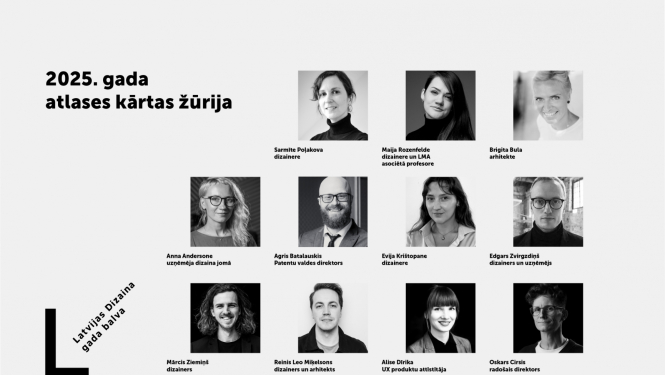 Latvijas Dizaina gada balvas 2025 atlases žūrija