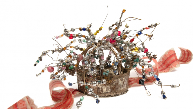 Lībiešu līgavas vainags. Ziemeļkurzeme. 19. gadsimts. LNVM. Foto: Landa Lagzdiņa